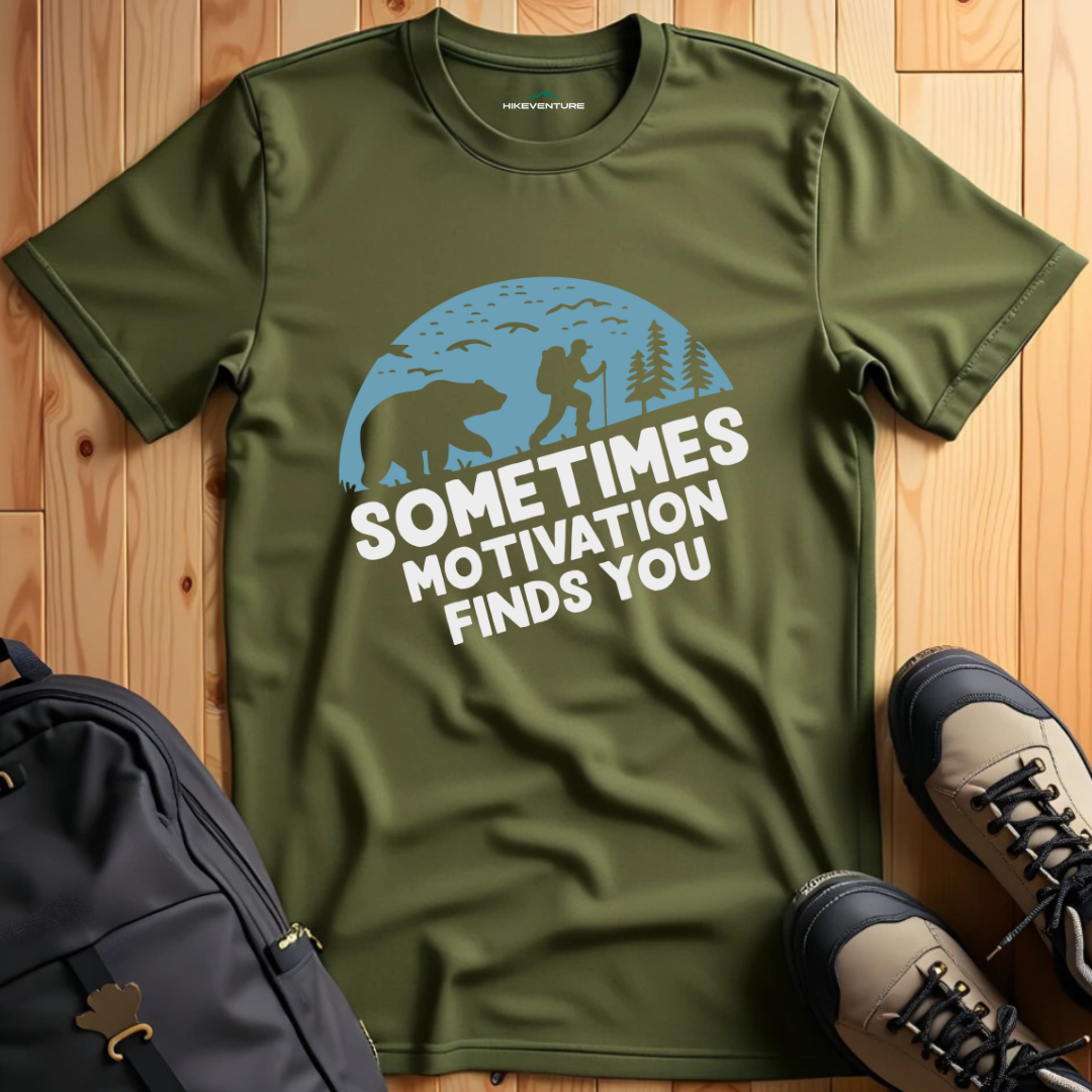 Sometimes Motivation Finds You T-Shirt
