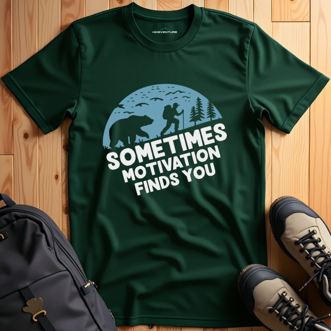 Sometimes Motivation Finds You T-Shirt