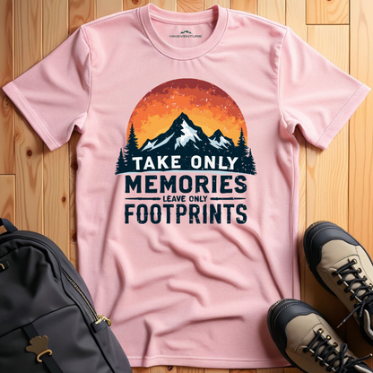 Take Only Memories Leave Only Footprints T-Shirt